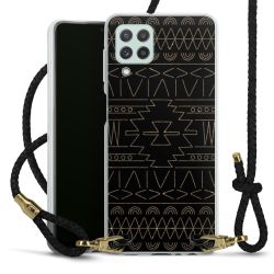 Carry Case Transparent Leather black/gold