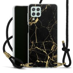 Carry Case Transparent Leather black/gold