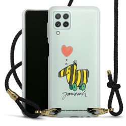 Carry Case Transparent Leather black/gold