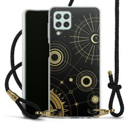 Carry Case Transparent Leather black/gold