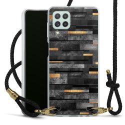 Carry Case Transparent Leather black/gold