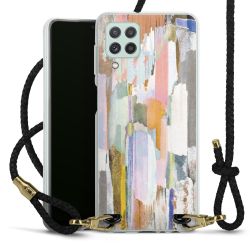 Carry Case Transparent Leather black/gold