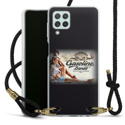 Carry Case Transparent Leather black/gold