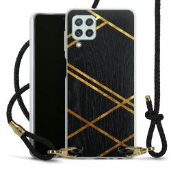 Carry Case Transparent Leather black/gold