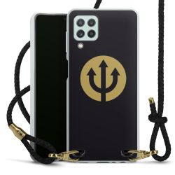 Carry Case Transparent Leather black/gold