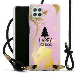 Carry Case Transparent Leather black/gold