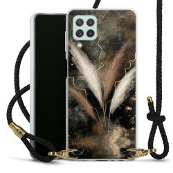 Carry Case Transparent Leather black/gold