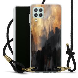 Carry Case Transparent Leather black/gold