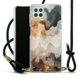 Carry Case Transparent Leather black/gold