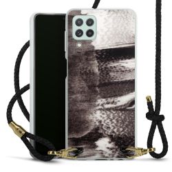 Carry Case Transparent Leather black/gold