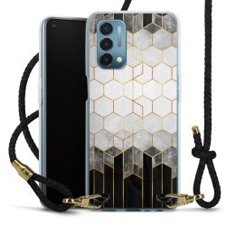 Carry Case Transparent Leather black/gold