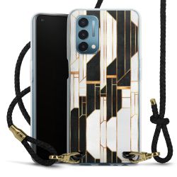 Carry Case Transparent Leather black/gold