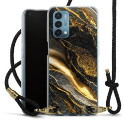 Carry Case Transparent Leather black/gold