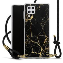 Carry Case Transparent Leather black/gold