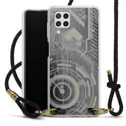 Carry Case Transparent Leather black/gold