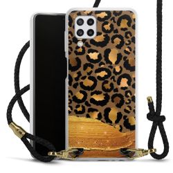 Carry Case Transparent Leather black/gold