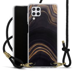 Carry Case Transparent Leather black/gold