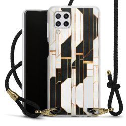 Carry Case Transparent Leather black/gold