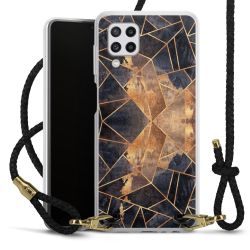 Carry Case Transparent Leather black/gold