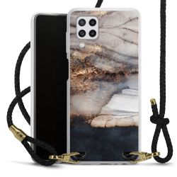 Carry Case Transparent Leather black/gold