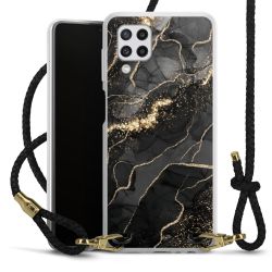 Carry Case Transparent Leather black/gold