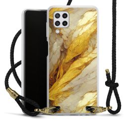 Carry Case Transparent Leather black/gold