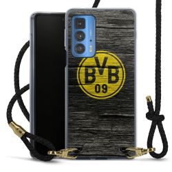 Carry Case Transparent Leather black/gold