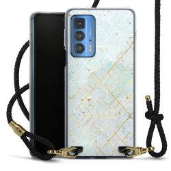 Carry Case Transparent Leather black/gold