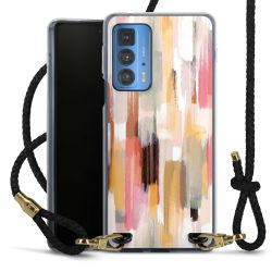 Carry Case Transparent Leather black/gold