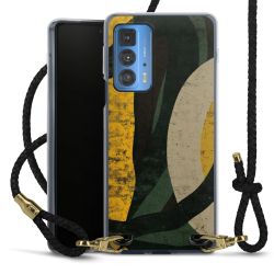 Carry Case Transparent Leather black/gold