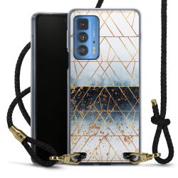 Carry Case Transparent Leather black/gold