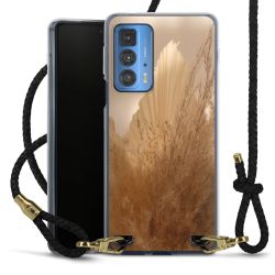 Carry Case Transparent Leather black/gold