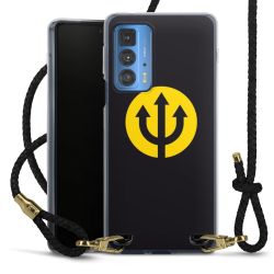 Carry Case Transparent Leather black/gold