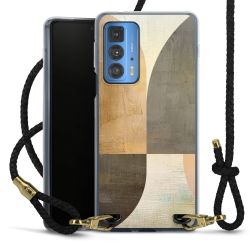 Carry Case Transparent Leather black/gold