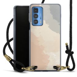 Carry Case Transparent Leather black/gold