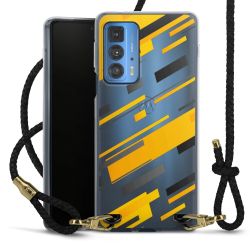 Carry Case Transparent Leather black/gold