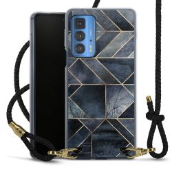 Carry Case Transparent Leather black/gold