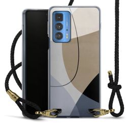 Carry Case Transparent Leather black/gold