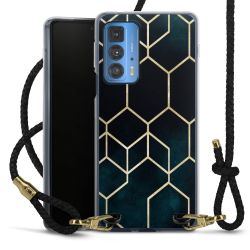 Carry Case Transparent Leather black/gold