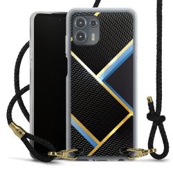 Carry Case Transparent Leather black/gold