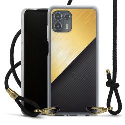 Carry Case Transparent Leather black/gold