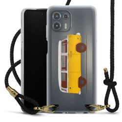 Carry Case Transparent Leather black/gold