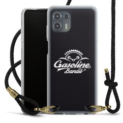 Carry Case Transparent Leather black/gold