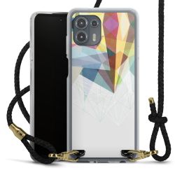 Carry Case Transparent Leather black/gold