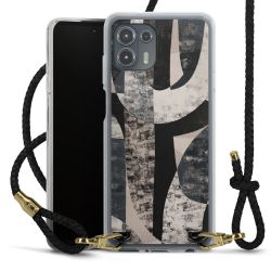 Carry Case Transparent Leather black/gold