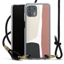 Carry Case Transparent Leather black/gold