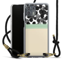 Carry Case Transparent Leather black/gold