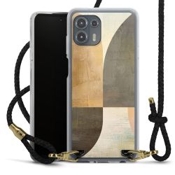 Carry Case Transparent Leather black/gold