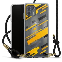 Carry Case Transparent Leather black/gold