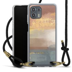 Carry Case Transparent Leather black/gold